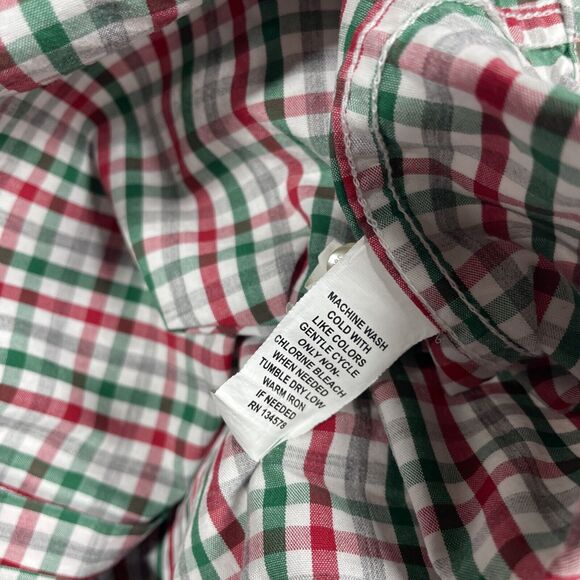 Vineyard Vines Button Down Shirt Mens Extra Small Slim Fit Christmas Whale - Picture 4 of 11